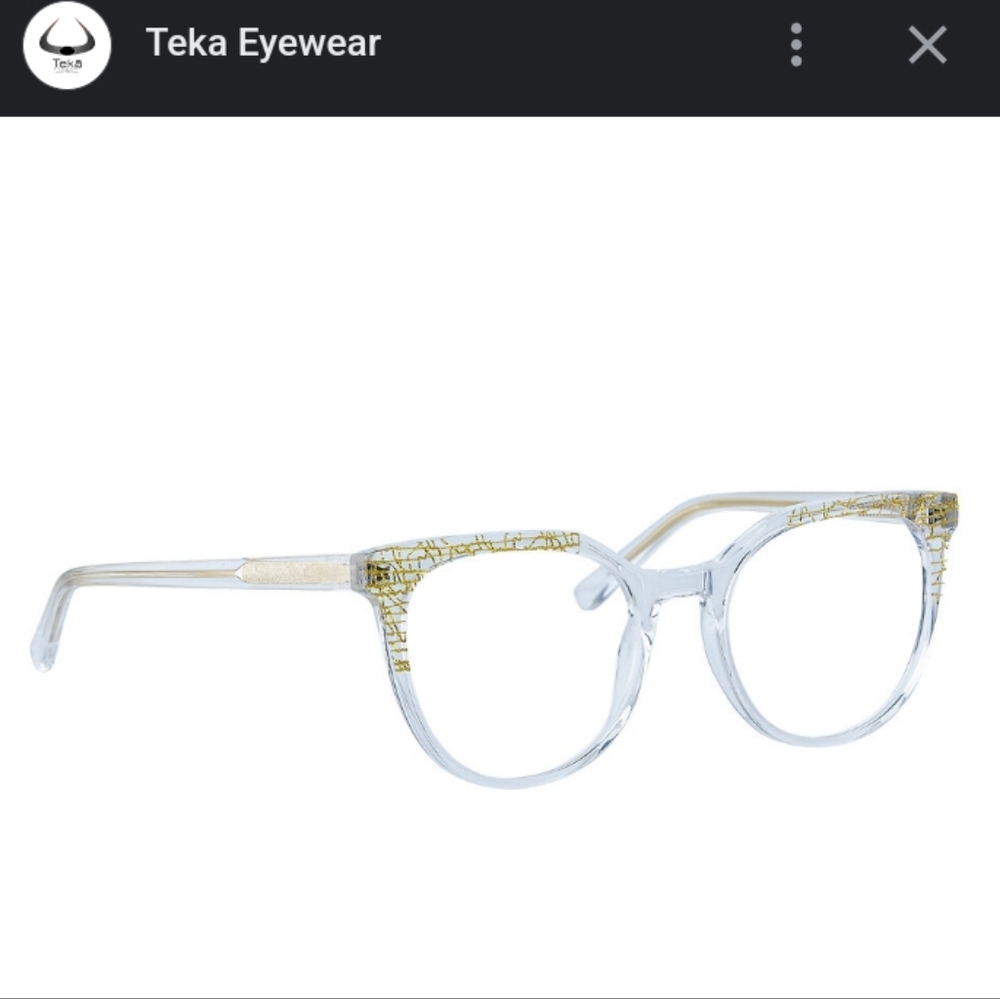 TEKA Eyewear clear gold Glasses